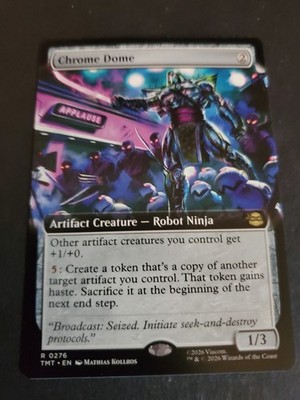 MTG TMNT - Chrome Dome (Extended Art) NM Ninja Turtles TMT NM
