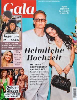 Gala Nr. 3 vom 15. Januar 2026 - Heimliche Hochzeit - Zeitschrift