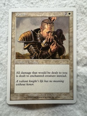 MTG - Pariah - 7th Edition - NM - Free Shipping!