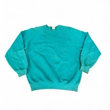Vintage 80s Fruit Of The Loom Sweatshirt Crewneck Pullover USA Blank M