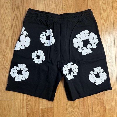 Denim Tears Cotton Wreath Shorts Black Size M | eBay