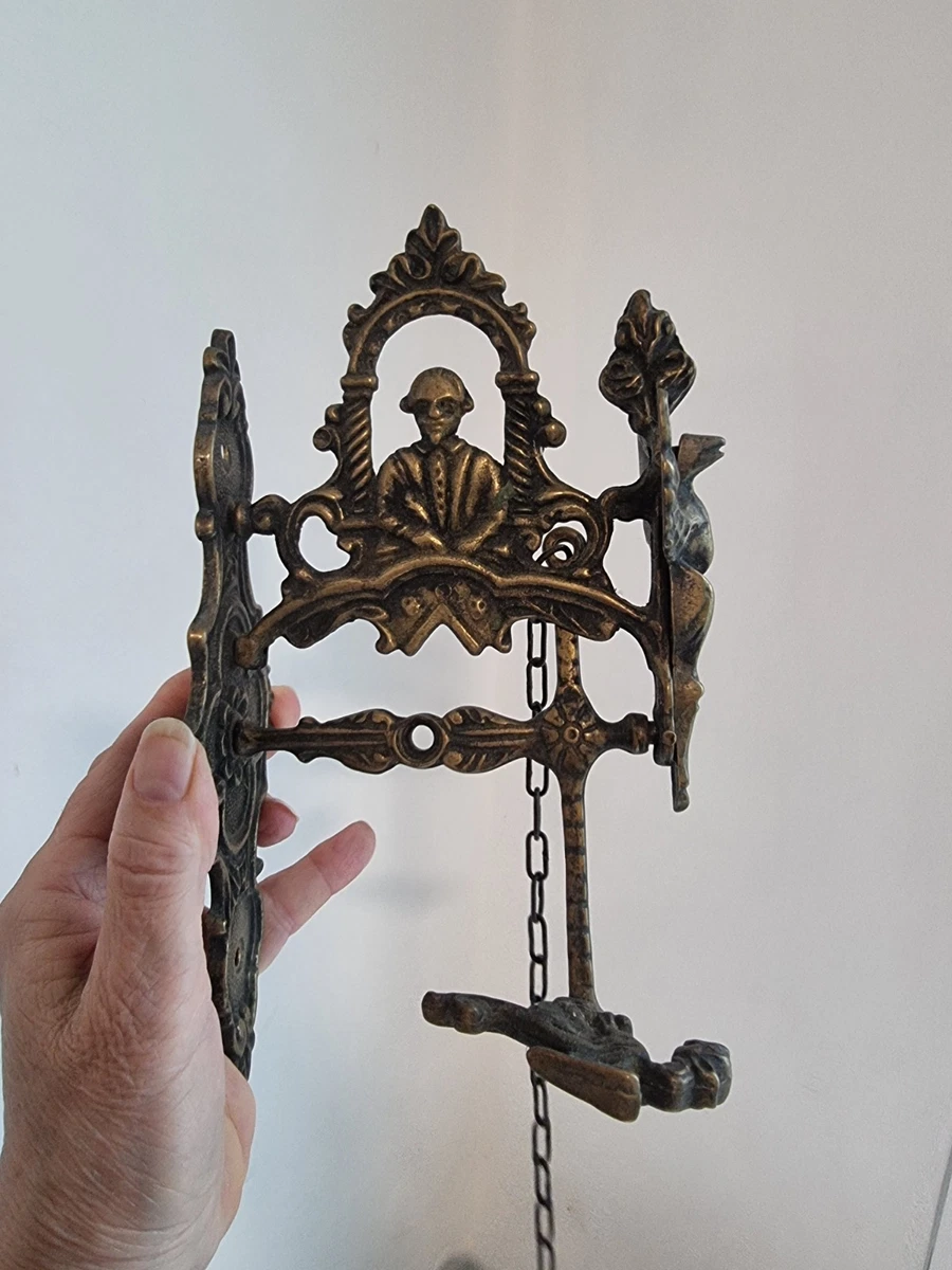 heurtoir de porte en fer tête d'aigle avec des serpents - - Catawiki