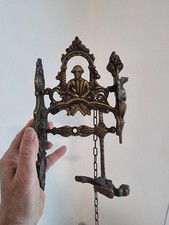 enseigne de coche de porte ou portail en   bronze   dragon ailé  gargouille . 