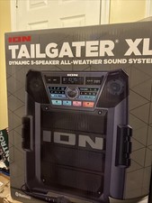 Ion Audio Tailgater XL Portable Bluetooth Party Speaker with Karaoke Microphone