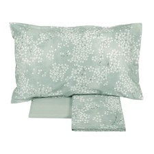 Fazzini Completo Lenzuola Due Piazze in Percalle Effetto Copriletto art. Kimono