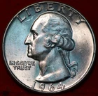 1964-D Washington Quarter — photo from another recent sale