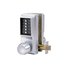 KABA SIMPLEX EE1011/EE1011-26D-41 PushButton Lockset,Nonhanded,SatinChrome 44ZY7