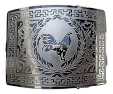 Mexican Rooster Chicken Charro Cowboy Belt Buckle Hebilla Vaquera Made In Mexico