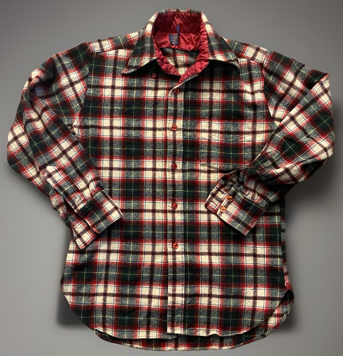 Pendleton Long Sleeve Button Down Board Shirt Red… - image 1