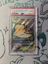 Pokemon 2019 Sun and Moon Team Up 171/181 Eevee & Snorlax GX Full Art PSA 10 on eBay