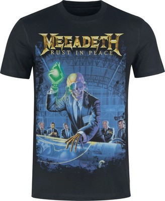 Megadeth T-Shirt Herren Rust in peace - Heavyweight schwarz Band-Merch, Bands