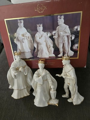 Lenox INNOCENCE NATIVITY THE THREE KINGS Gold Trim