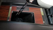 Chevrolet Camaro 1968 1969 Chrome Woodgrain Console Shifter Plate Bezel