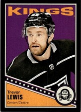 2019-20 O-Pee-Chee Retro Black Border Trevor Lewis 057/100 Los Angeles Kings