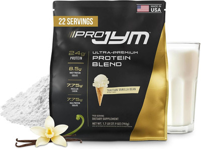 Pro JYM Tahitian Vanilla Protein Powder - Whey Protein Isolates, Casein, & Mi...