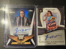 Wwe Jimmy Hart Auto Card Lot Immaculate Topps Chrome Hall Of Fame 2 Autos Legend