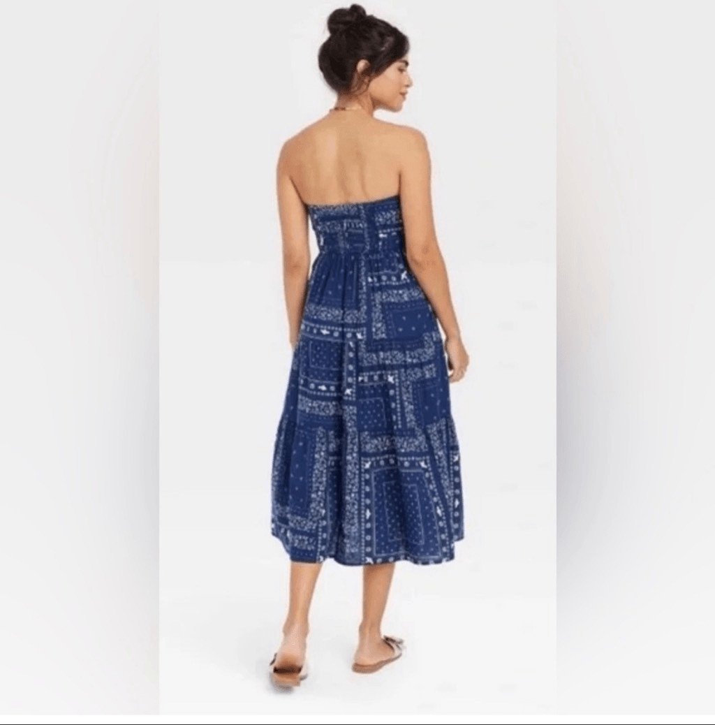 Universal Thread bandana print patchwork floral s… - image 2