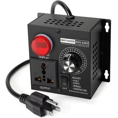 4000W New 11.5*10*6cm Electronic Voltage Regulator Fan Speed Controller