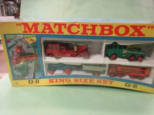 Lesney Matchbox King Size G-8 Gift Set with Window Type Box - MIB