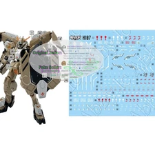 for HG 1/144 Gusion Rebake Full City D.L Master UV Light Reactive Decal ASW-G-11