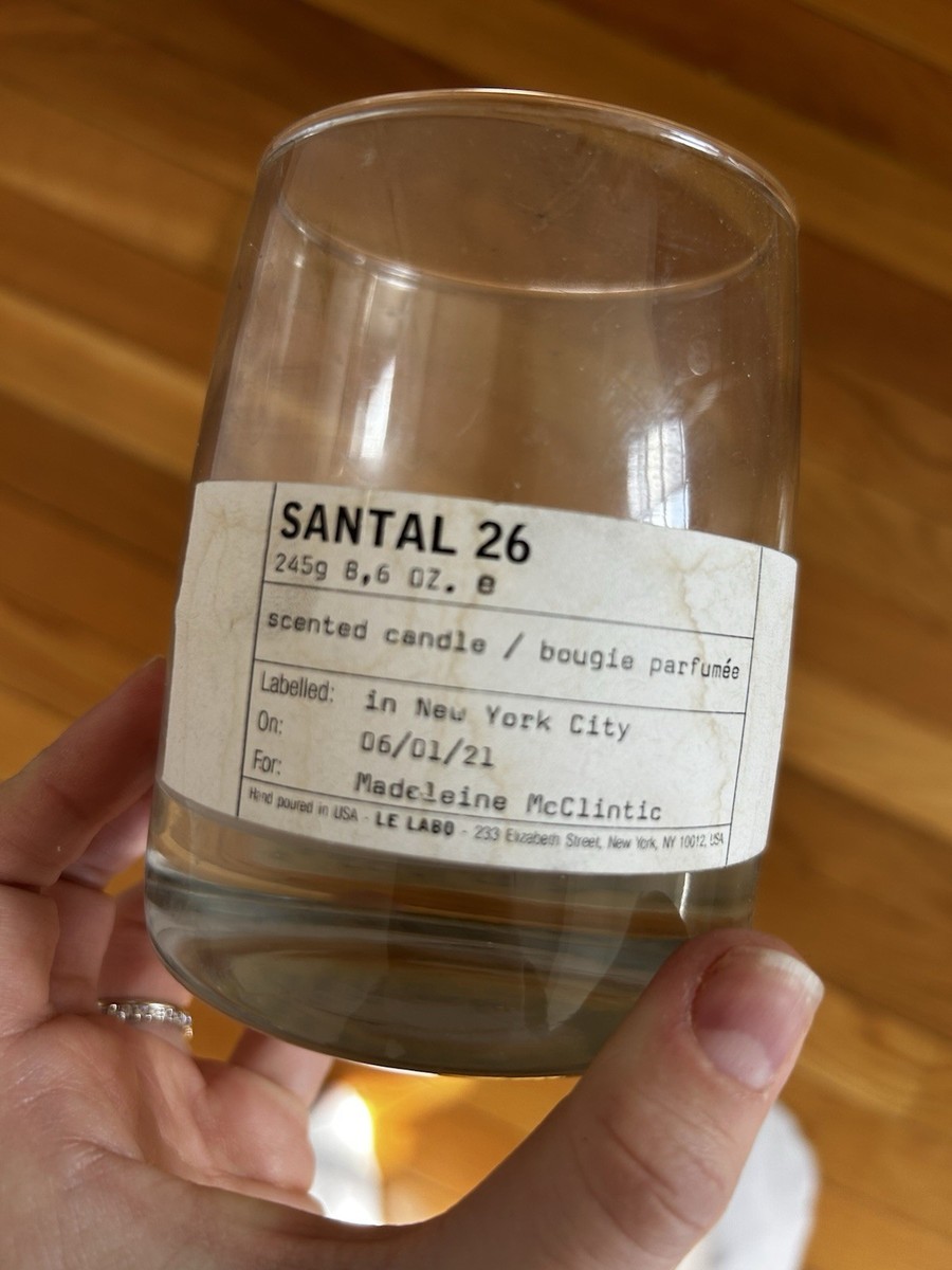 Le Labo Santal 26 Scented Candle *NEARLY EMPTY* | eBay