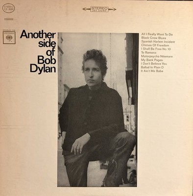 Bob Dylan - Another Side Of Bob Dylan EX/EX  2- Eye Vinyl LP CS8993 Early 66-68