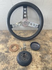 Vintage Classic Style Grant Steering Wheel Black 3 Spoke Black Vintage Classic Style Grant Steering Wheel Black 3 Spoke Black