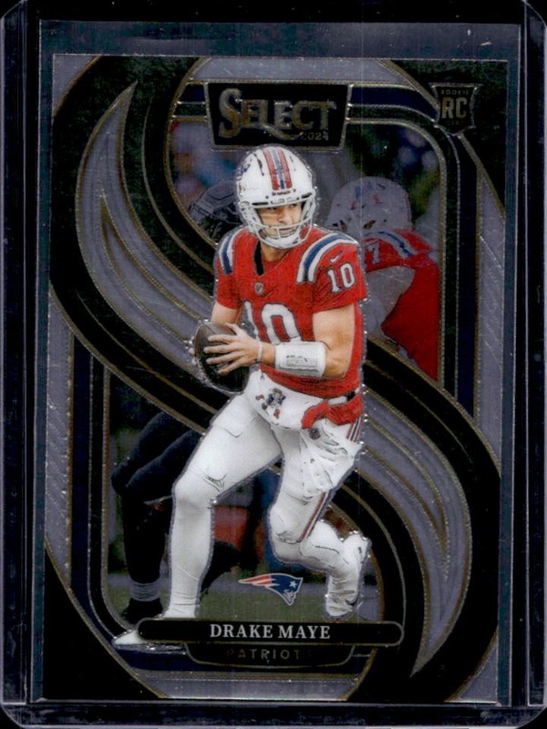 2024 Panini Select Drake Maye Premier RC Rookie #113 Patriots