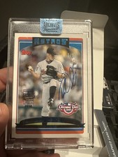 2018 Topps Archives Postseason Signature Series Roy Oswalt Signed Card 3/5