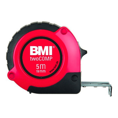 BMI Taschenbandmaß Messwerkzeug Maßband weiß twoCOMP M 10mx30mm EG Klasse II
