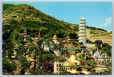 Postcard China Hong Kong Tiger Balm Garden 