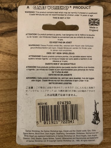 Warhammer 40k Imperial Guard Catachan Captain Blister Sealed NOs OOP - 第 2/2 張圖片