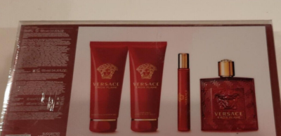 Versace Flame Gift Set 4-Piece 100ml Limited Edition Boxed *new