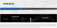 BRAND NEW ALDILA TOUR BLUE ATX 65 X DRIVER SHAFT .335 SHAFT 46"  EXTRA STIFF 335