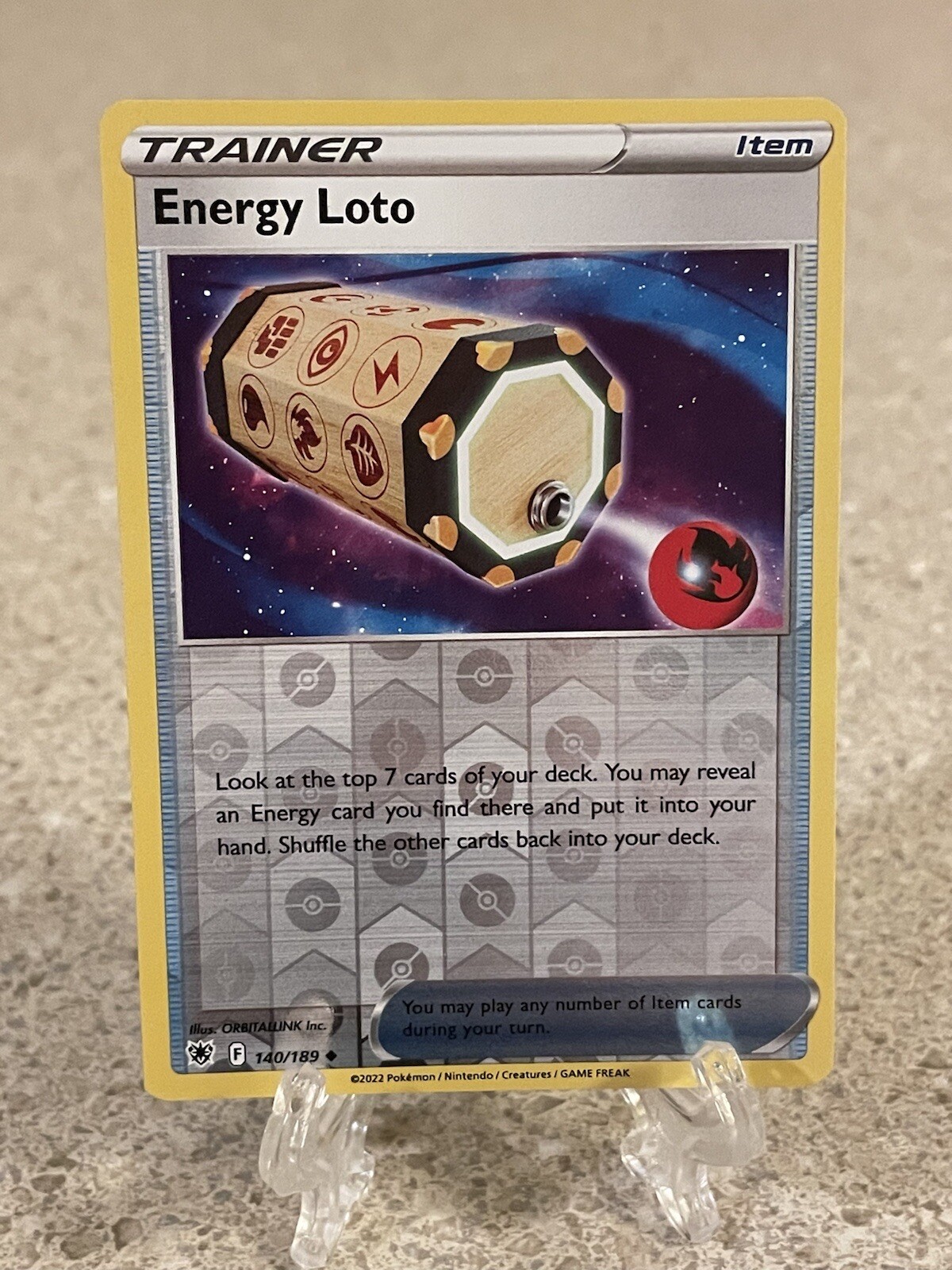 Pokemon TCG Astral Radiance Reverse Holo Energy Loto 140/189 eBay