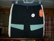 WONDER NATION BOYS SWIMMING TRUNKS SHORTS SIZE XXL 18 BLUE DRAWSTRING ABOVE KNEE