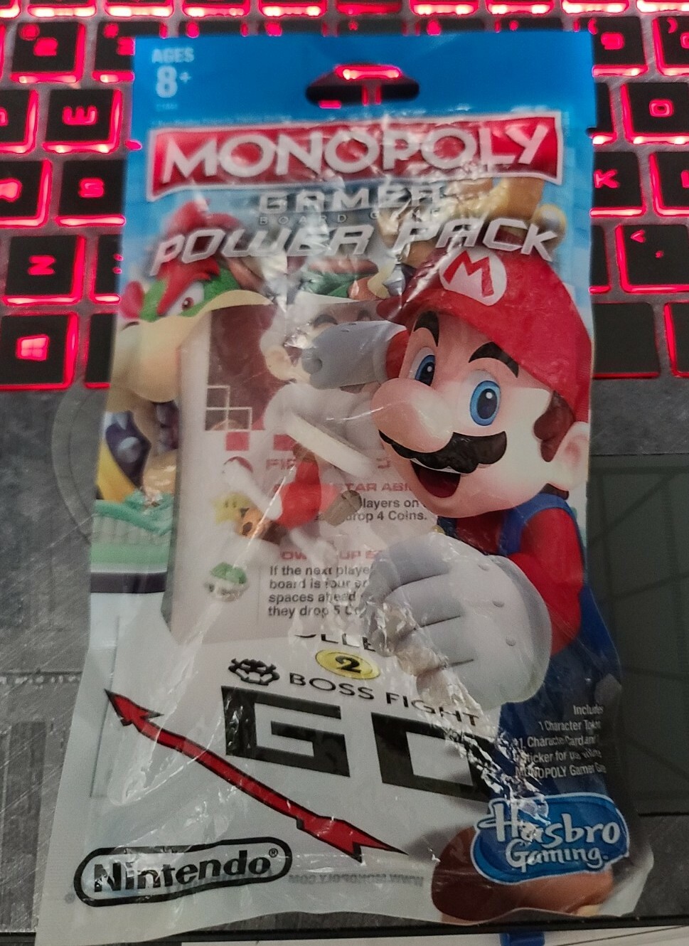 FIRE MARIO Hasbro Nintendo Monopoly Gamer Board Game Edition Power Pack NEW  630509544578 | eBay