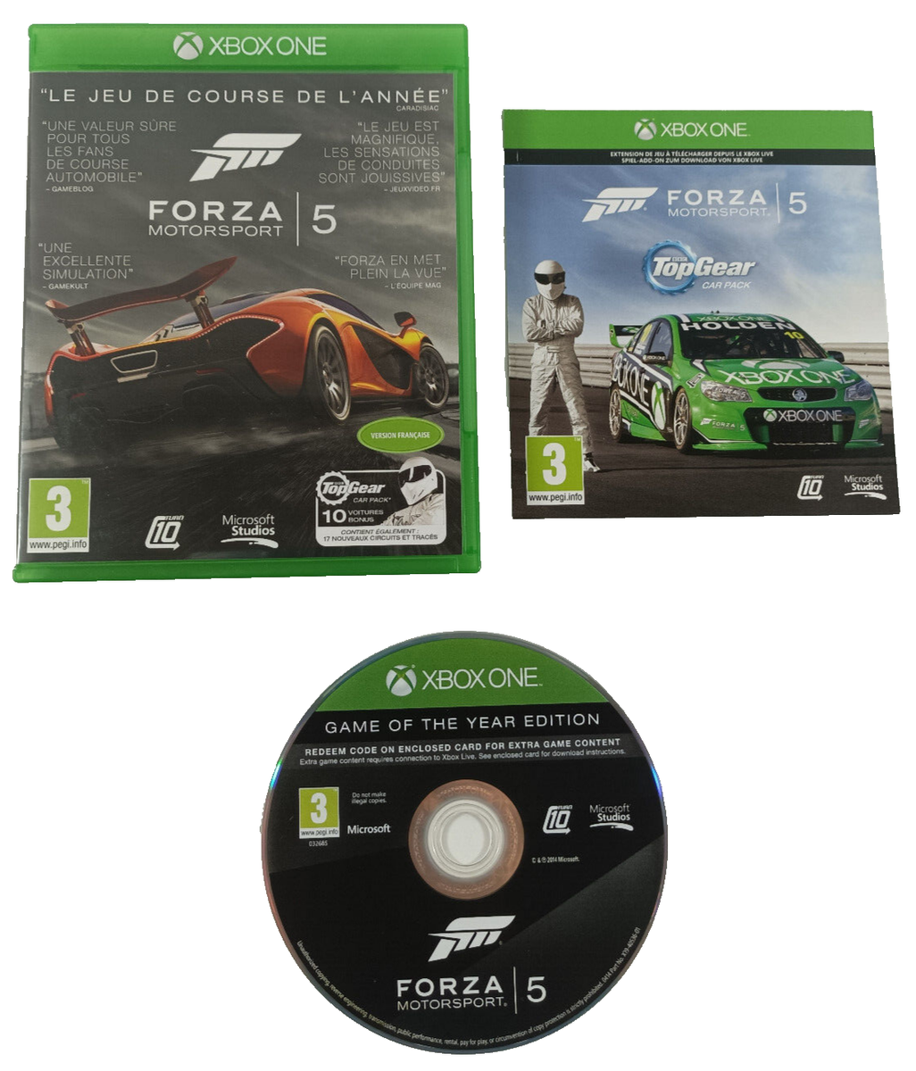 Jeu Forza Motorsport 5 - Microsoft Xbox One - Version VF/FRA - Bon état