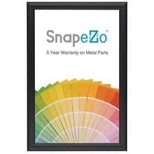 SnapeZo® Brushed Black A3 Document Frame - 1" Profile