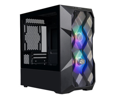 Cooler Master TD300 MESH PC-Gehäuse Computer Case Desktop Gaming ARGB schwarz