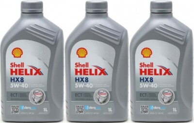 Shell Helix HX8 5W-40 Motoröl 3x 1l = 3 Liter