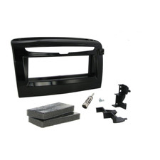 Mascherina autoradio 1 DIN ISO LANCIA Y ypsilon nero lucido