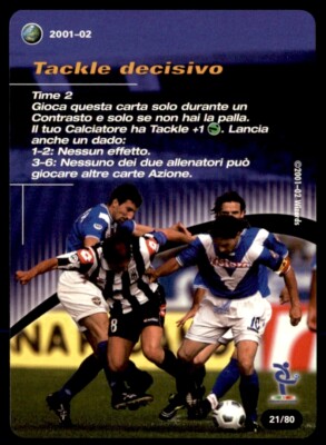 Wizards of the Coast Italy (2001-02) Tackle Decisionivo - Tactic Card No.T21