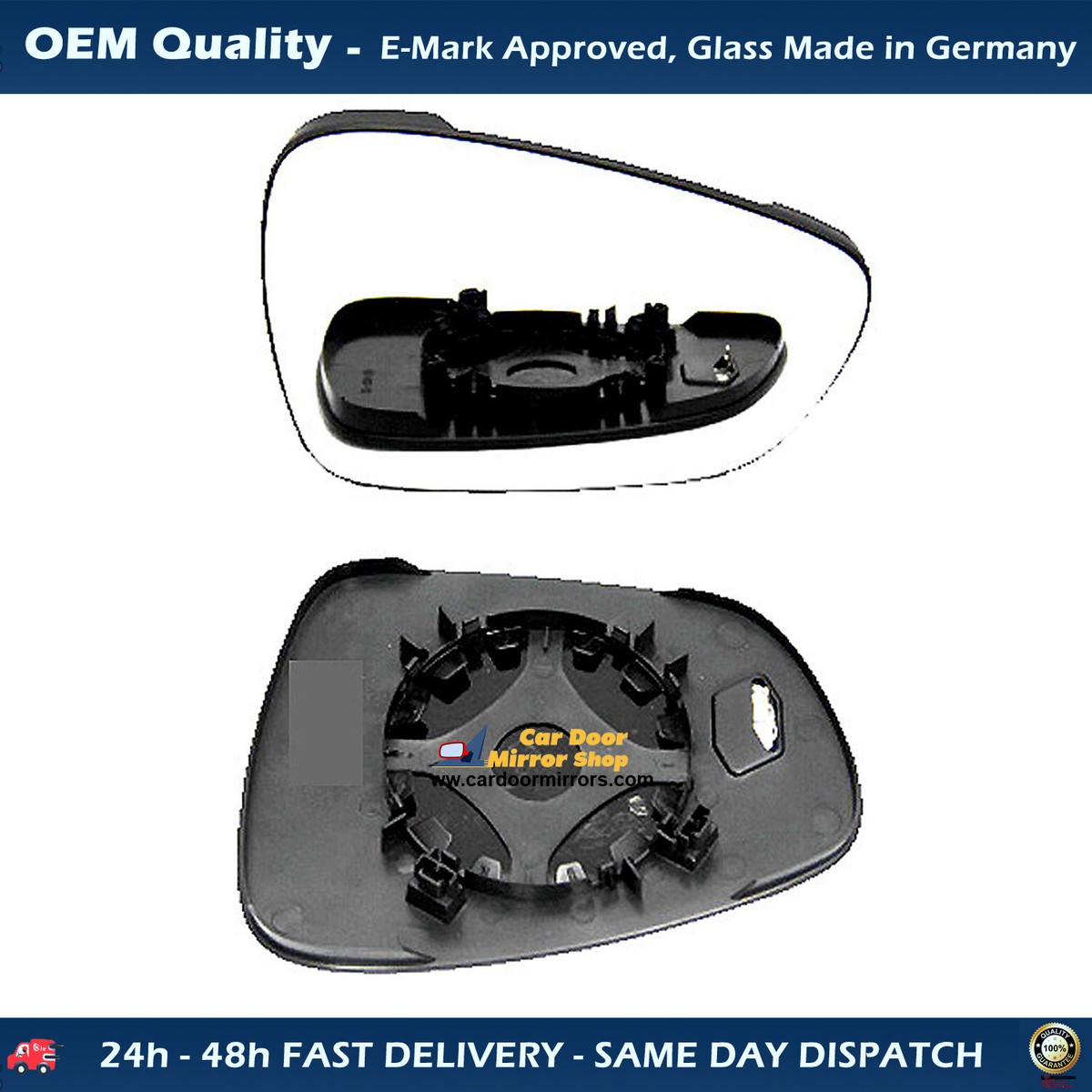 Fits CITROEN RELAY 2006>2023 LHS Blind Spot Wing Mirror Glass Silver LH | UK Fits CITROEN RELAY 2006>2023 LHS Blind Spot Wing Mirror Glass Silver LH | UK
