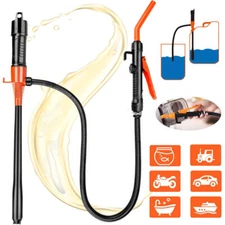 2.4 GPM Powered Battery Quick Liquid Fuel Transfer Pump with Flow Control Nozzle