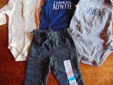 11 Lot of 4 pieces Size 3 Months Cute Baby Boy Clothing New Jumping Beans