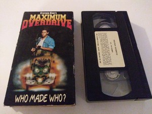 Stephen King's Maximum Overdrive VHS - Anchor Bay - Plays ...