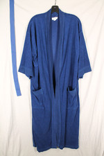 VTG WALTER PYE'S Men's LIGHTWEIGHT FLEECE Tie Belt POCKETS Lounge ROBE OSFA