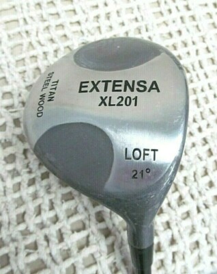 EXTENSA XL201 Titan Steel 7 Wood 21* Degree RIGHT HAND~ Reg Flex Graphite Shaft 