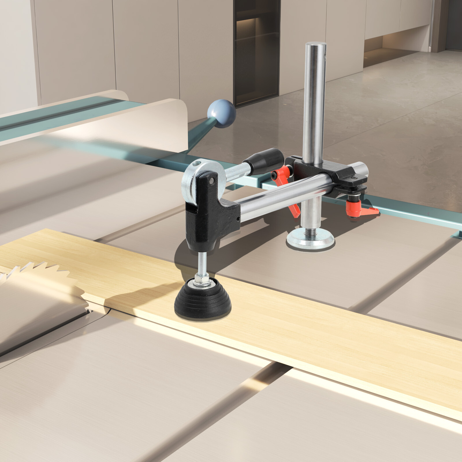 Manual Clamp Precision Sliding Table Panel Saw Quick Release Kit for Woodworking